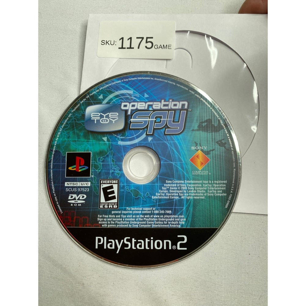 EyeToy Operation Spy Sony PlayStation 2 PS2